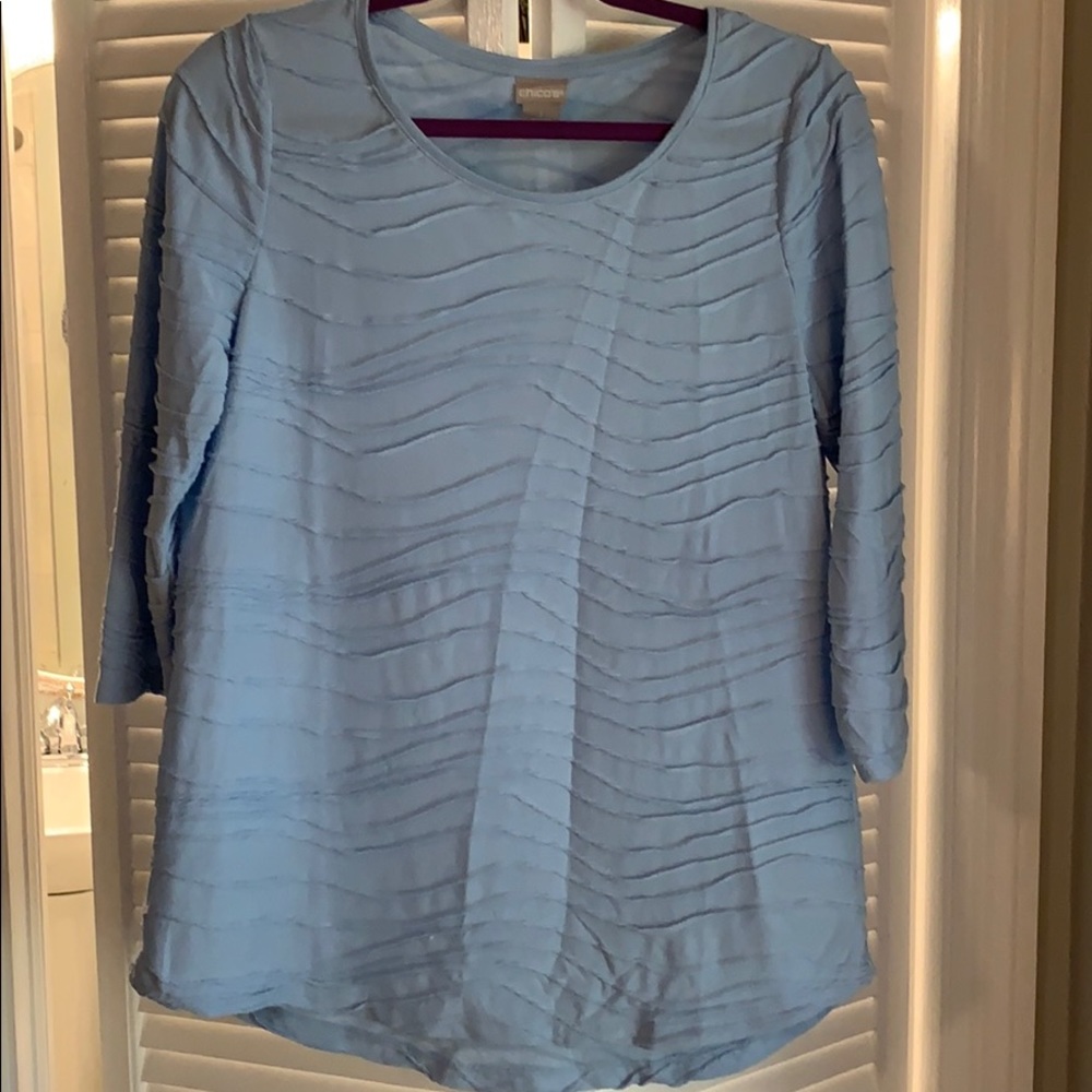 Chicos size 1. three-quarter length sleeve